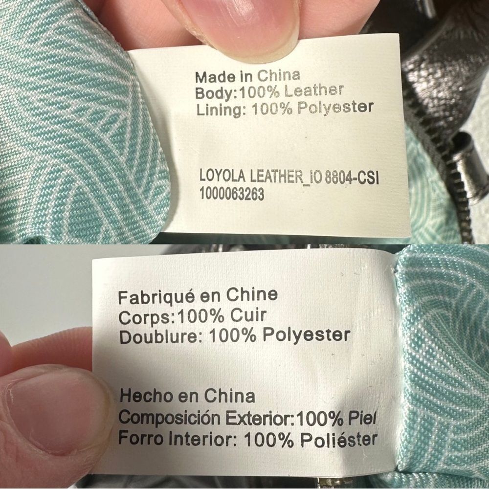 The Sak Graphite Metal Loyola Leather Convertible Purse Backpack NWT One Size - Picture 8 of 14